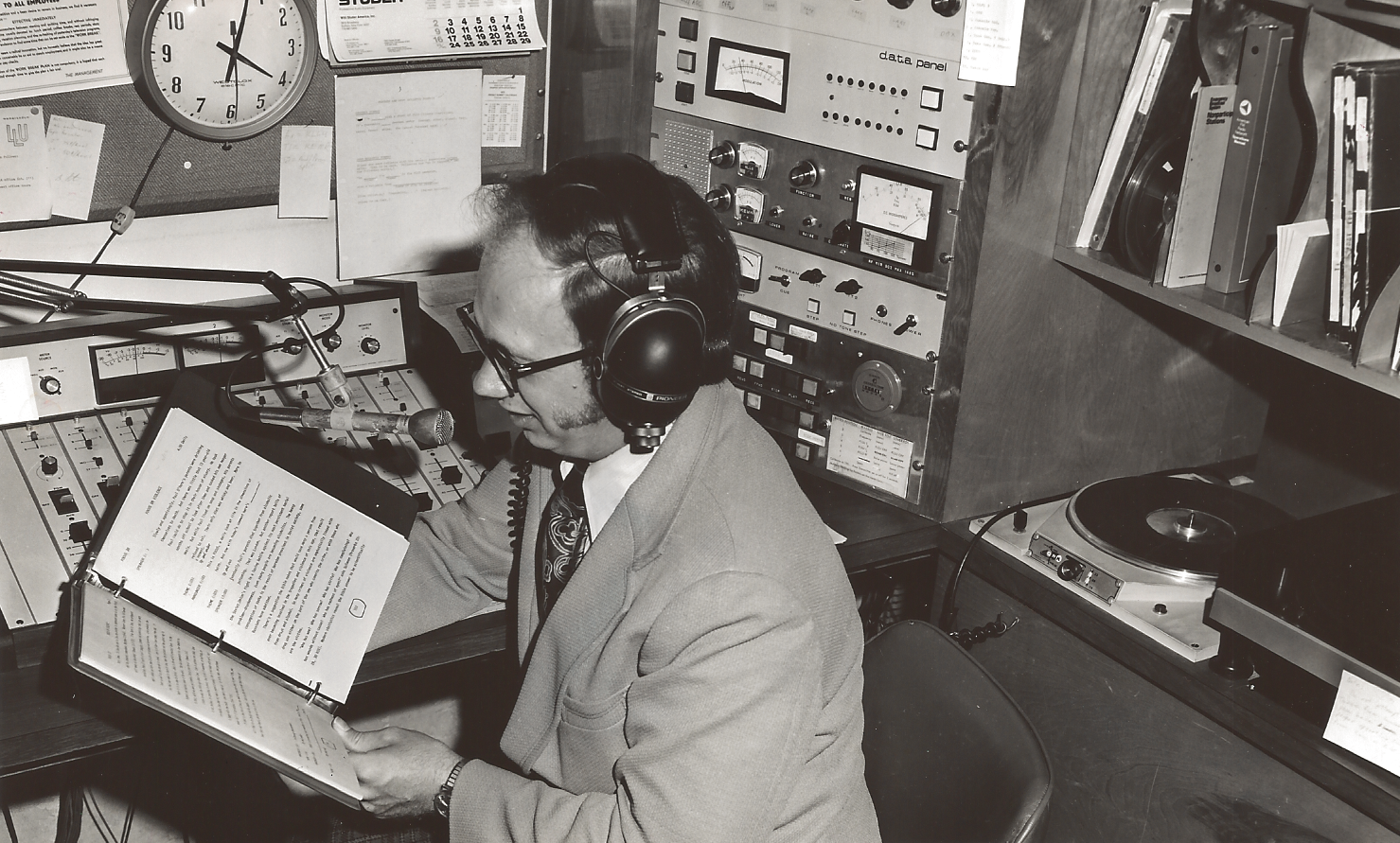 Lee McIntyre on KSGN Radio in the early 1970s